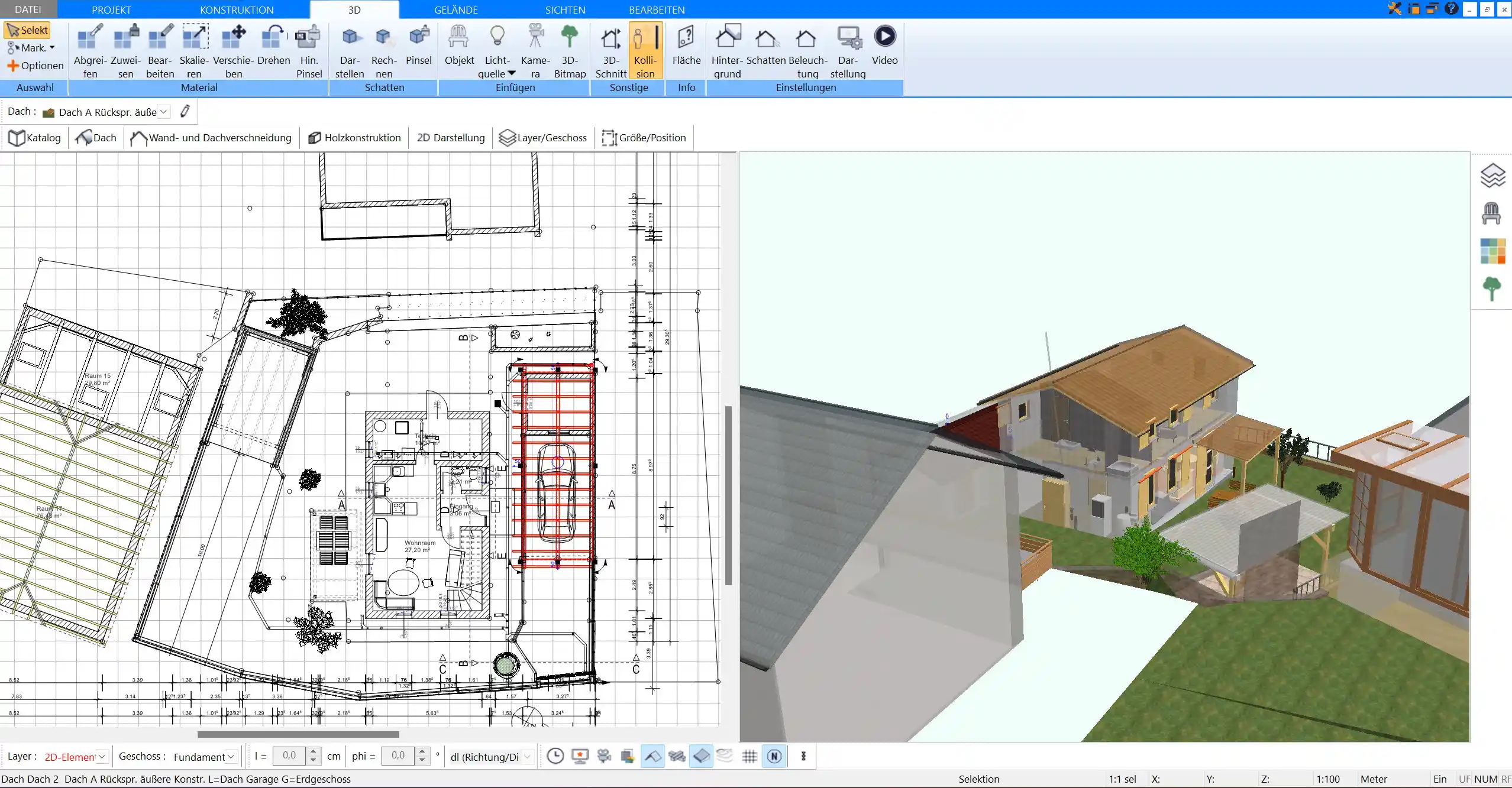 Der Plan7Architekt ermöglicht es Ihnen, bestehende Grundrisse in verschiedenen Formaten zu importieren und nach Ihren Wünschen zu verändern