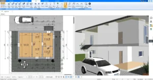 Eingabe der Grundstücksmaße in Plan7Architekt Exakte Planung auf schmaler Fläche