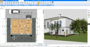 Erste Schritte im Plan7Architekt Legen Sie die Grundeinstellungen für Ihr Projekt fest, z. B. Grundstücksgröße und Anzahl der Geschosse