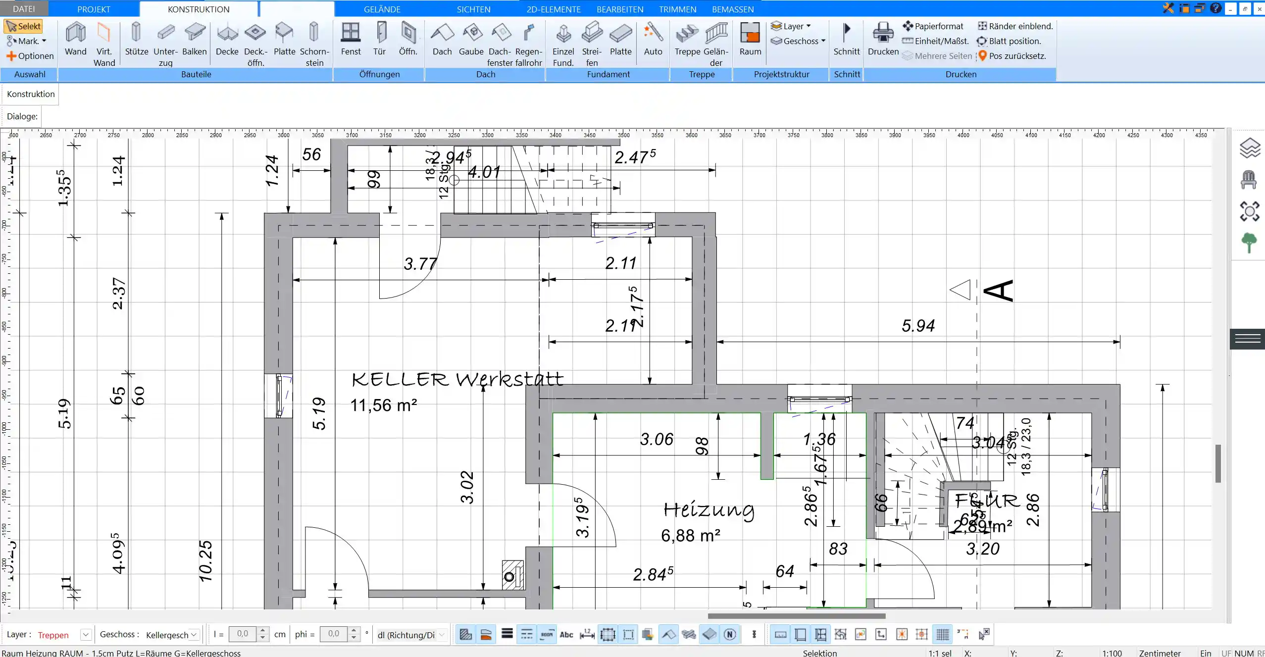 Erstellen Sie detaillierte 2D-Grundrisse mit Plan7Architekt