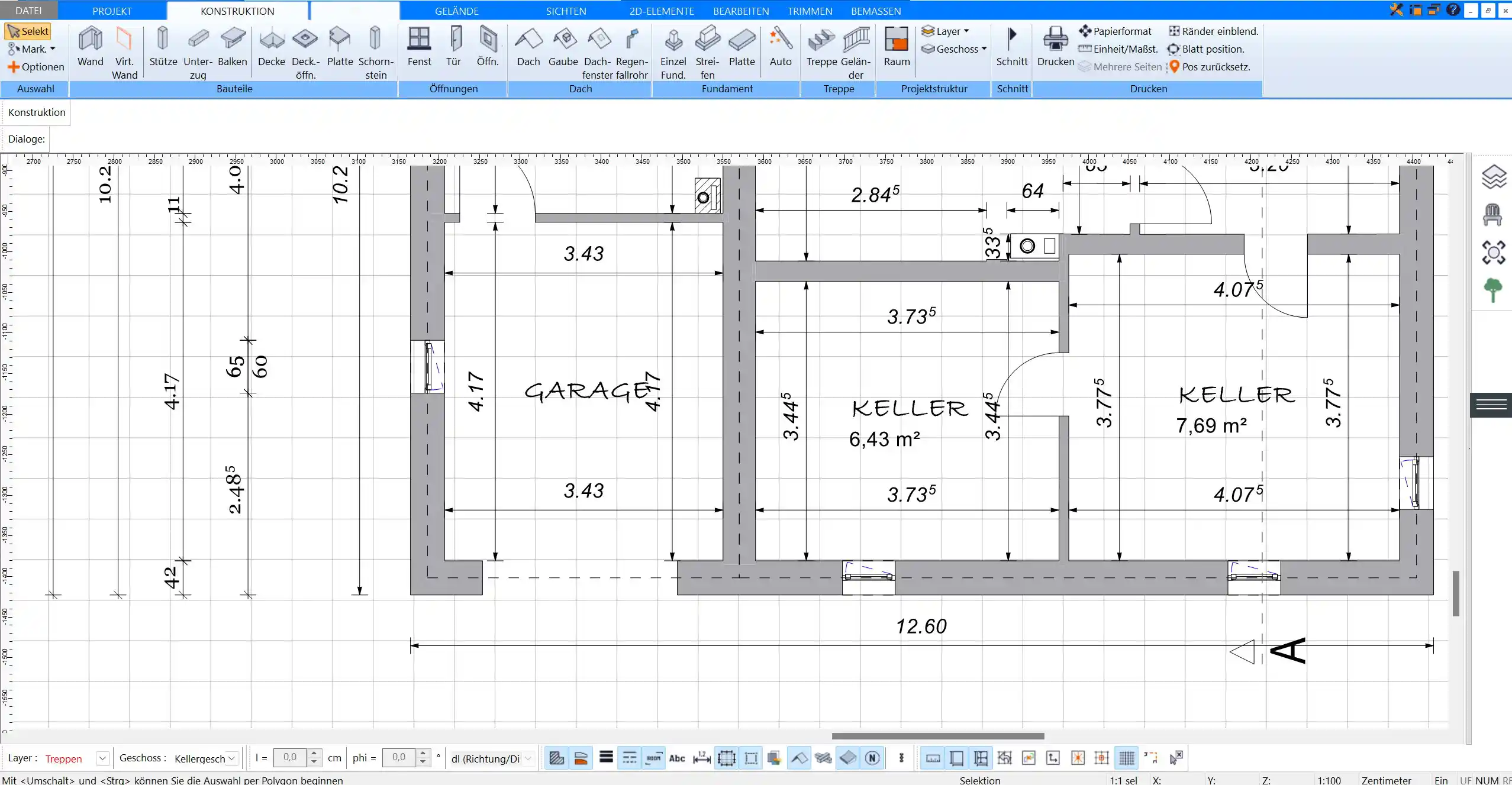 Grundriss erstellen Räume im Plan7Architekt präzise in 2D planen