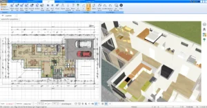 Visualisierung in 3D So sieht Ihr fertiger Wohnungsgrundriss im Plan7Architekt aus