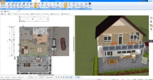 Beispiel-Grundriss eines Heimkinos Erstellt mit Plan7Architekt in 2D