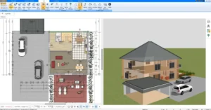 Grundriss eines Holzhauses – Professionell erstellt mit dem Plan7Architekt