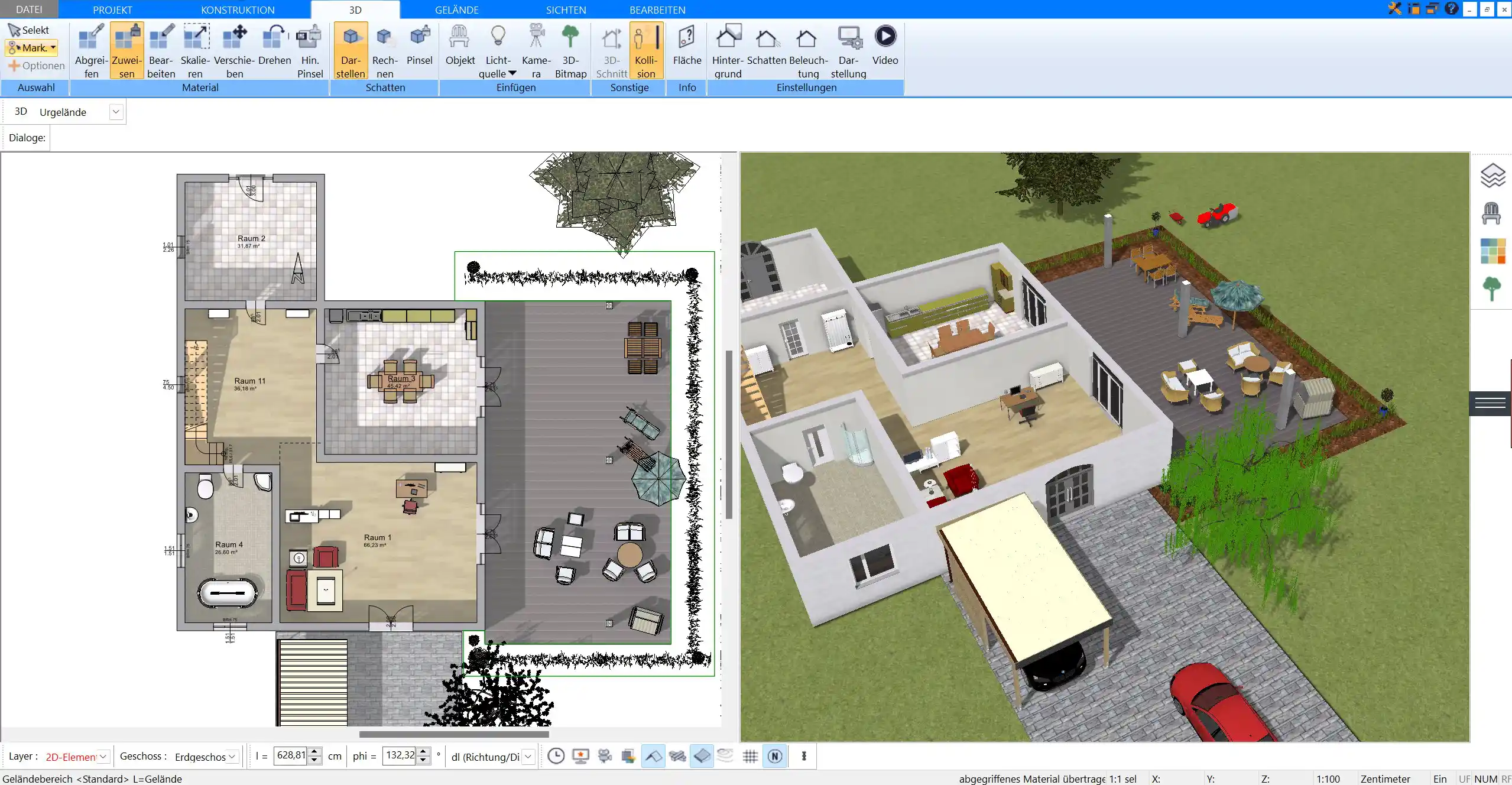 Kompakte Küche und multifunktionale Möbel – Tiny House Einrichtung geplant mit Plan7Architekt