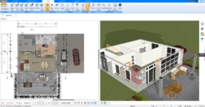 Mit der Plan7Architekt-Software das Grundriss-Layout für Haus und Garage individuell gestalten