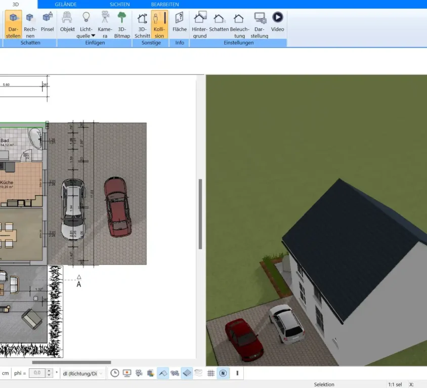 Projektanlage in der Plan7Architekt-Software