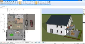 Projektstart in der Plan7Architekt-Software – Auswahl der Vorlagen und Etagenanzahl für den Grundriss