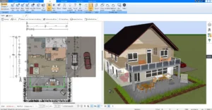 Visualisieren Sie die Grundrisse Ihres bezugsfertigen Hauses mit präziser 2D- und 3D-Darstellung