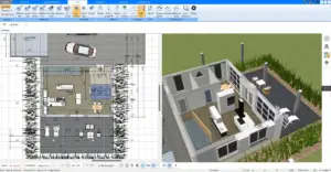 Grundrissplanung eines Containerhauses mit dem Plan7Architekt