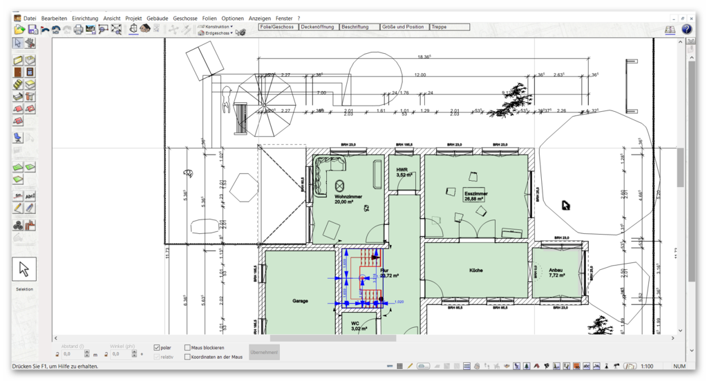 Gartenhaus selber planen mit dem Plan7Architekt