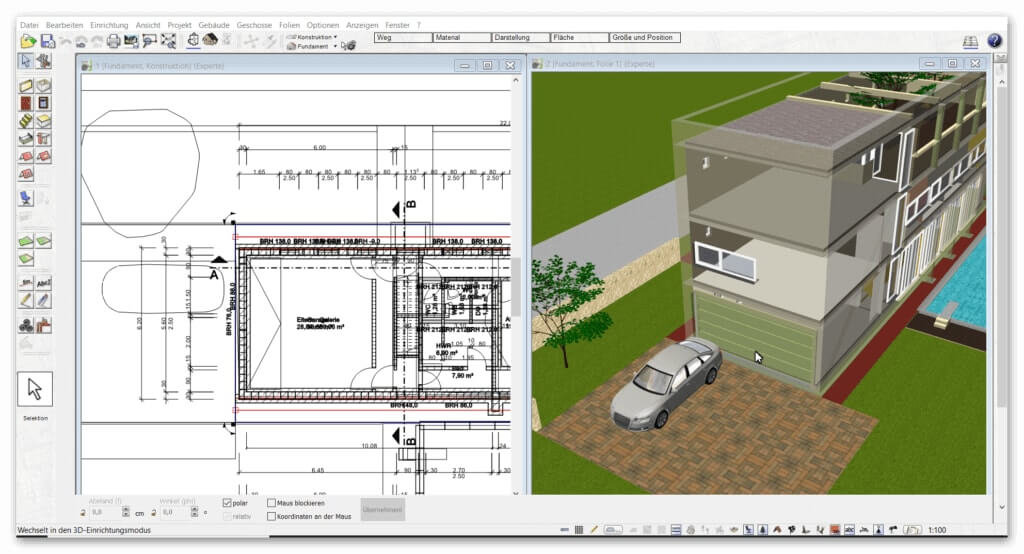 3d-CAD-Architektursoftware