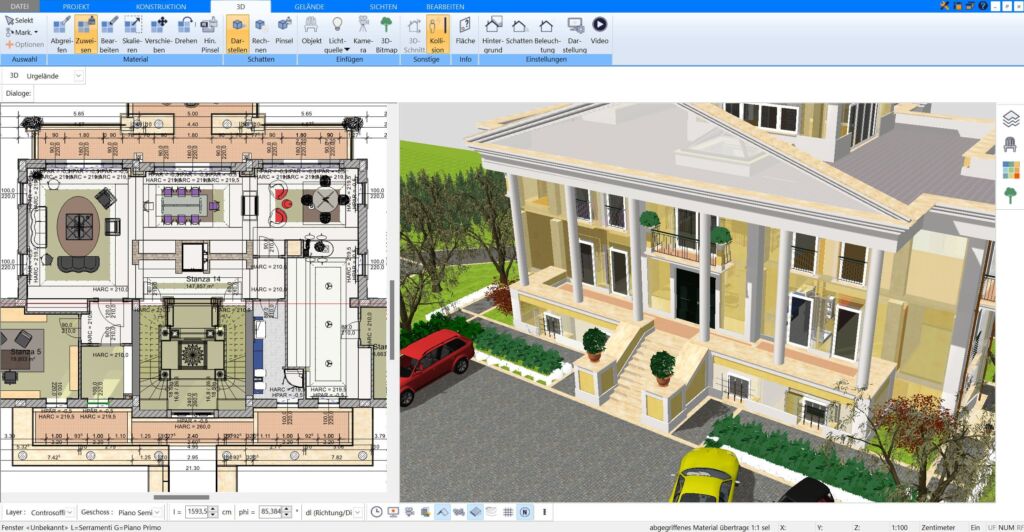 Für reale & virtuelle Bauvorhaben geeignet - Hausplanung mit dem Plan7Architekt