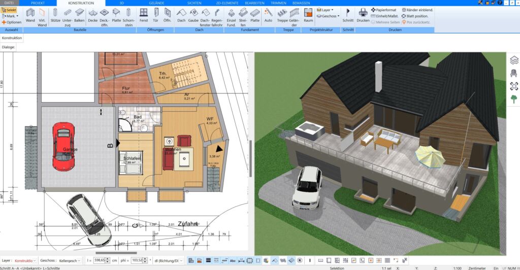 Hausplanung mit der Plan7Architekt Software