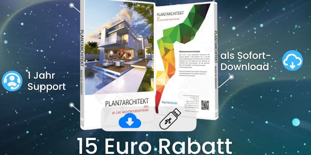 15 Euro Gutschein für den Plan7Architekt Pro 5